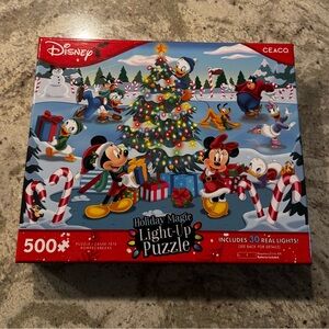 Disney Festive Holiday Magic Light-Up Puzzle